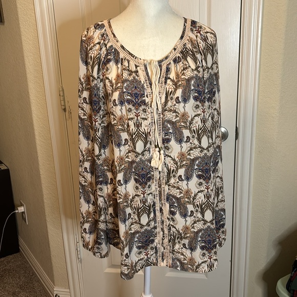 Anthropologie Tops - Anthropologie Meadow Rue Bohemian Top